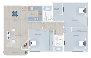 Three Bedroom Apartments for rent in Burbank, CA